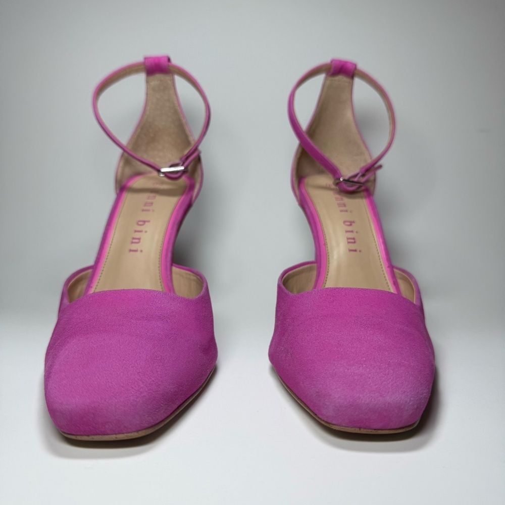 Gianni Bini Pink Heels with Ankle Strap